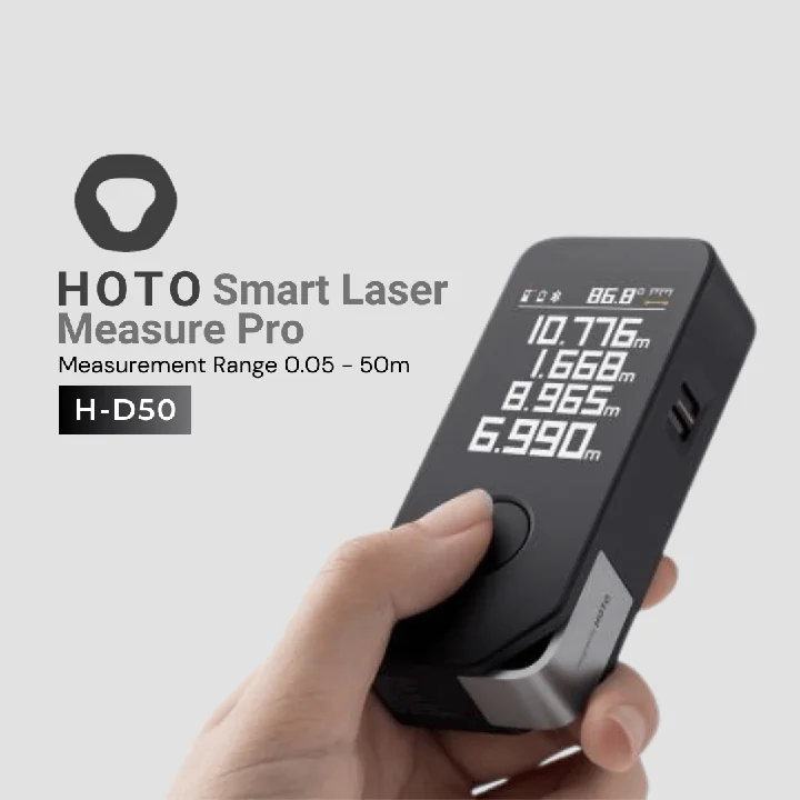 HOTO H-D50 Smart Laser Measure Pro (US SKU HTE0025US; also listed as H-D50)