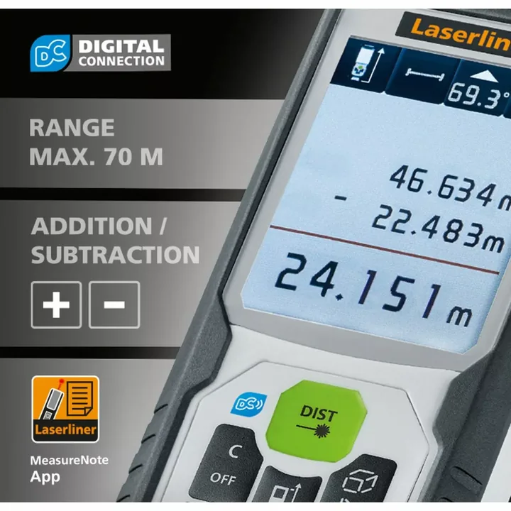 Laserliner LaserRange-Master Gi7 Pro (080.847A; manual 080.837A)